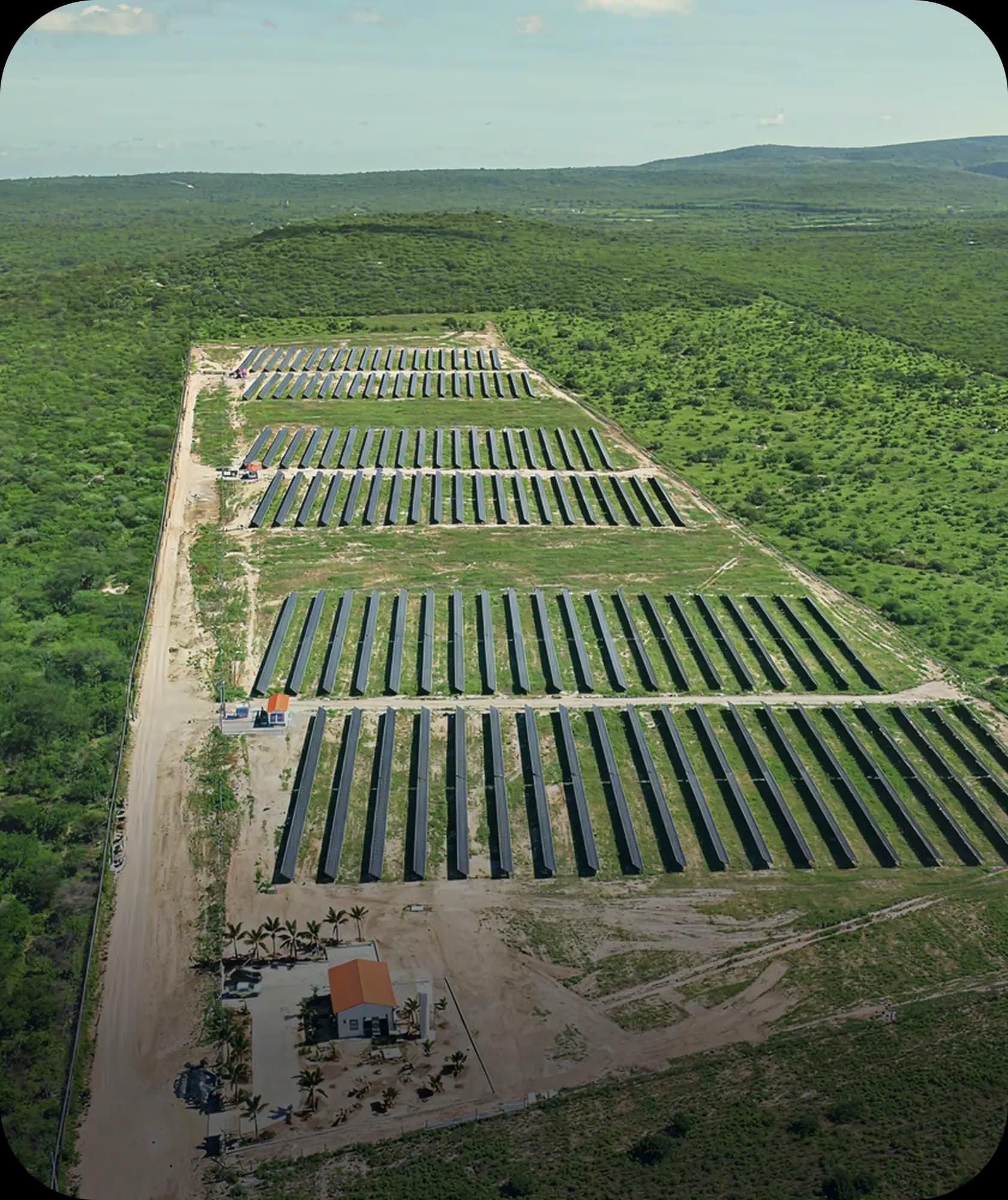 Usina solar parceira da FIT Energia